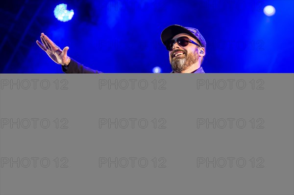 The German rapper and producer Paul Hartmut Wurdig alias Sido live at the 26th Heitere Open Air in Zofingen