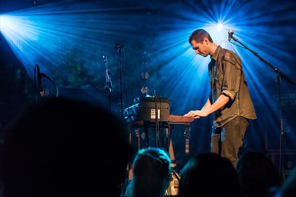 The Swiss musician Nick Furrer with his project Haubi Songs live in Lucerne