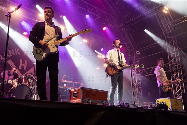 The British musician Frank Turner & The Sleeping Souls live at the 27th Heitere Open Air in Zofingen