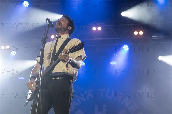 The British musician Frank Turner & The Sleeping Souls live at the 27th Heitere Open Air in Zofingen