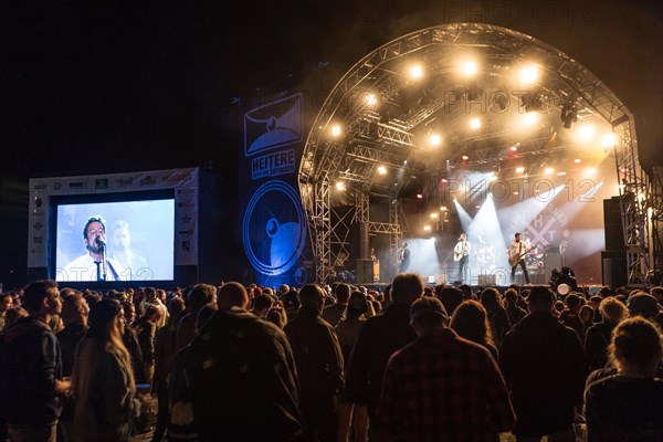 The British musician Frank Turner & The Sleeping Souls live at the 27th Heitere Open Air in Zofingen