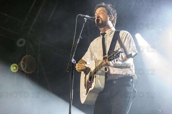 The British musician Frank Turner & The Sleeping Souls live at the 27th Heitere Open Air in Zofingen