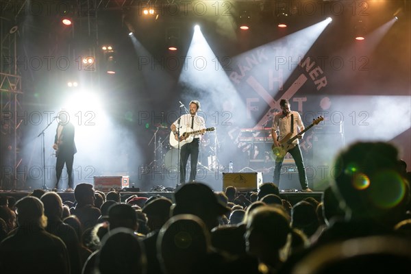 The British musician Frank Turner & The Sleeping Souls live at the 27th Heitere Open Air in Zofingen