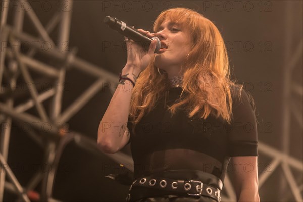 The Swedish electropop duo Icona Pop with singers Aino Jawo and Caroline Hjelt