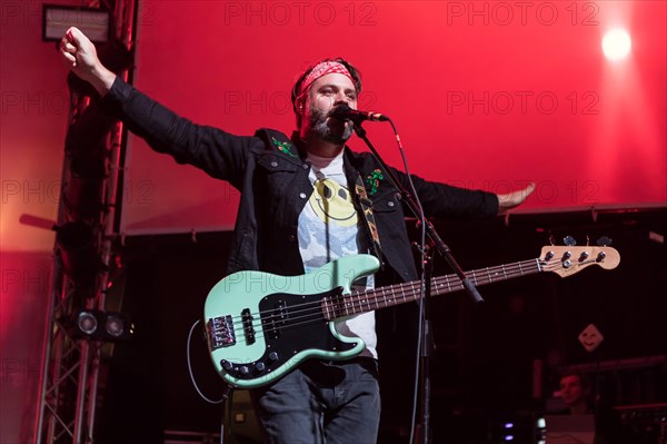 The Canadian folk pop band The Strumbellas live at the 25th Blue Balls Festival in Lucerne