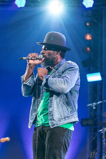 The American soul singer and guitarist Cody Chesnutt live at the 25th Blue Balls Festival in Lucerne