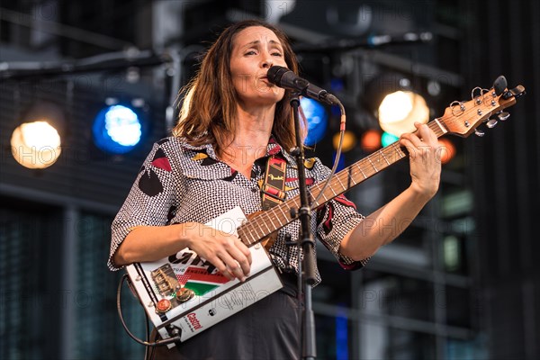 French band Ziia & The Swing Mates live at the 26th Blue Balls Festival in Lucerne