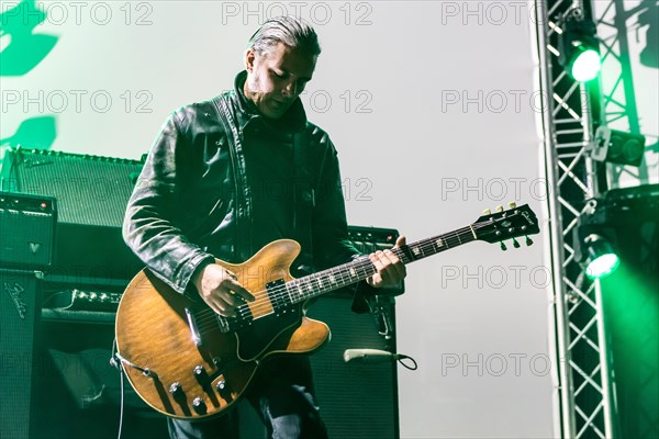 The American rock band Black Rebel Motorcycle Club live at the 26th Blue Balls Festival in Lucerne