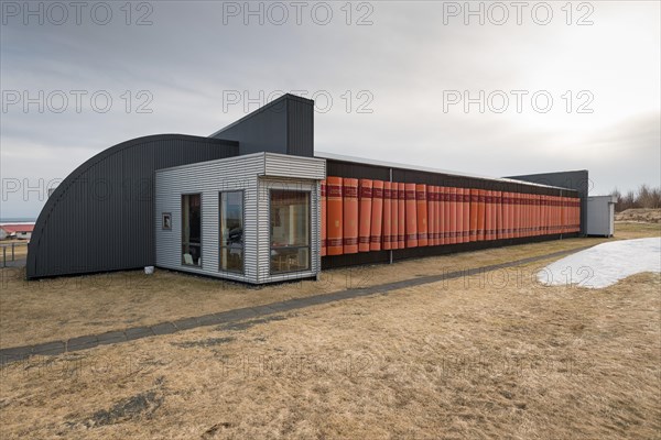 Cultural center and museum in the form of a bookshelf