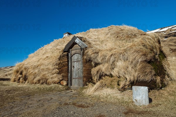 Replica of Viking longhouse