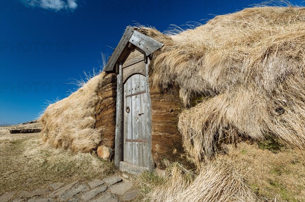 Replica of Viking longhouse