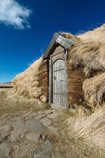 Replica of Viking longhouse