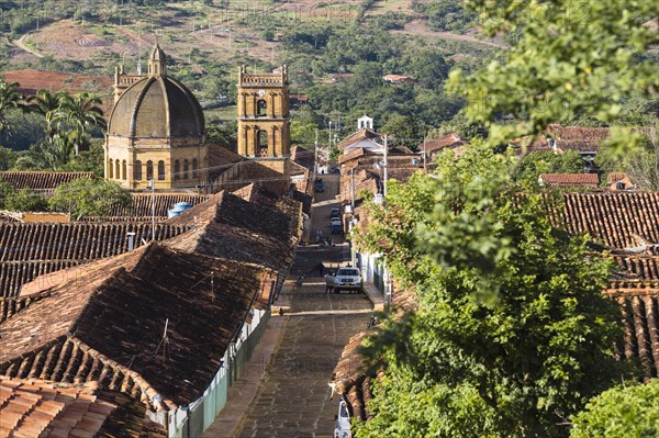 View over town with cathedral Immaculada y San Lorenzo