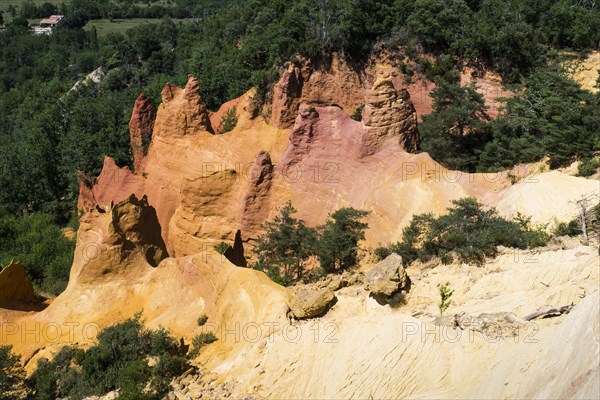 Eroded cliffs