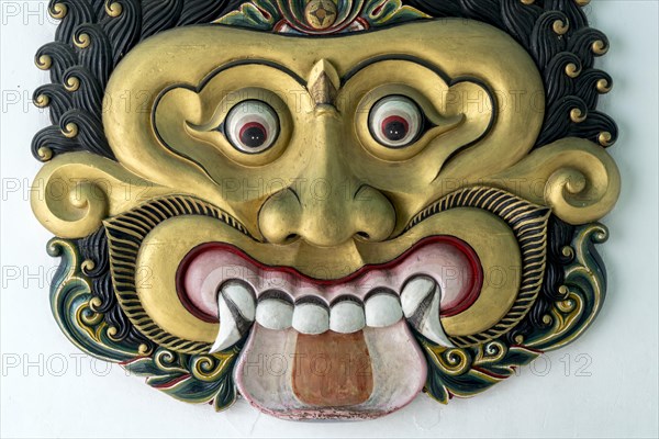 Hindu mask in Kraton