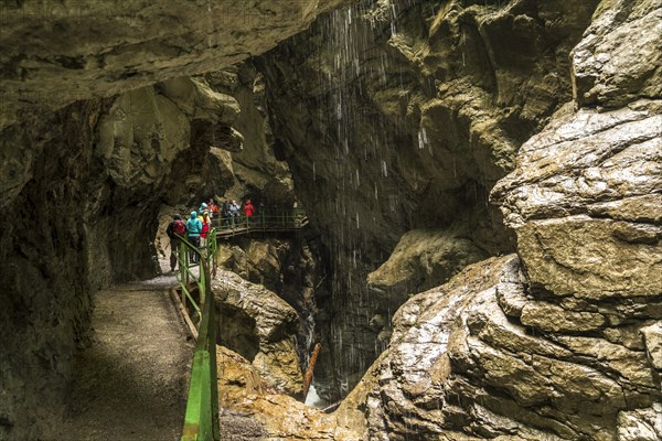 Trail through the gorge Breitachklamm