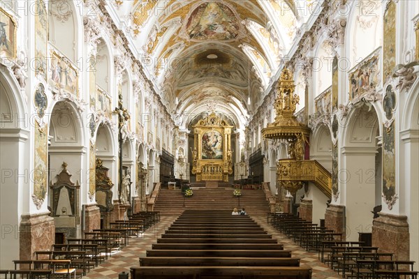 Interior of St. Mary's Cathedral and St. Korbinian