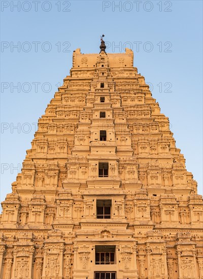 Close-up of Virupaksha Temple