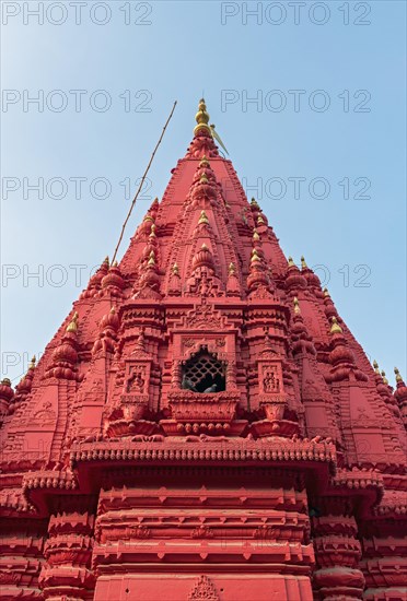 Red Shri Durga Monkey Temple