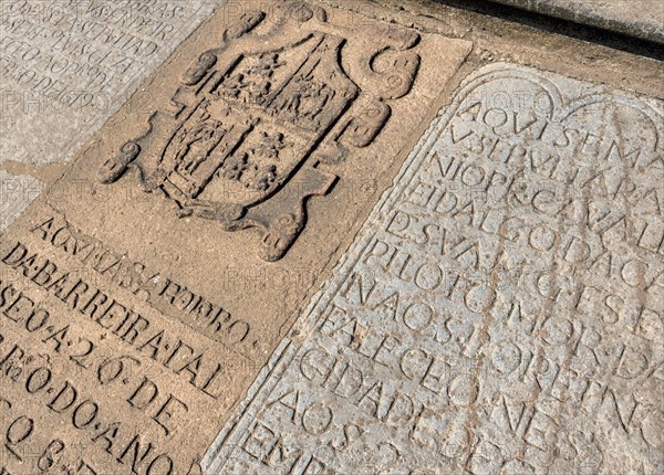 Indo-Portuguese Coat of Arms and inscriptions