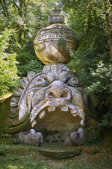 Statue of the head of Proteus