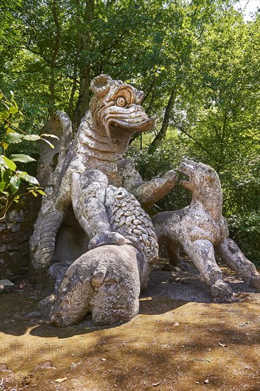 Sculpture of dragon