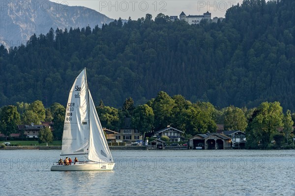 Sailboat on Tegernsee