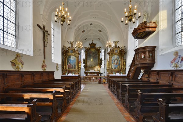 Interior of the castle church