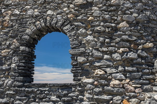 View through rampart window