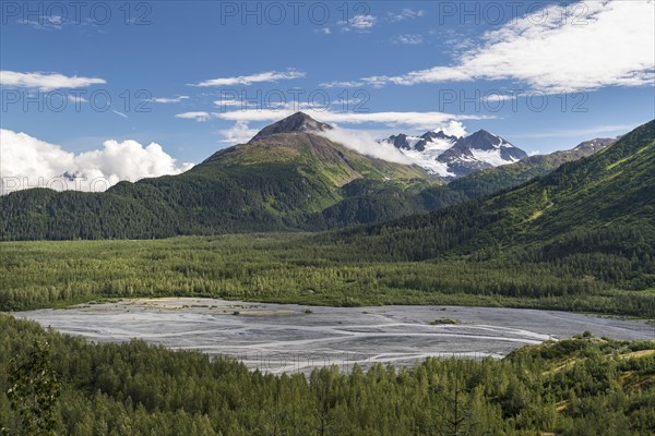 View into the Kenai Fjords National Park