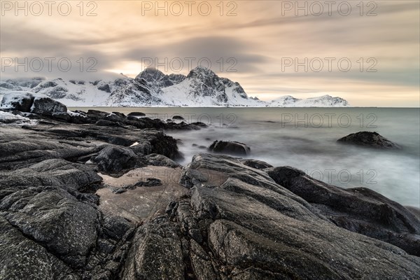 Rocky coast near Vareid