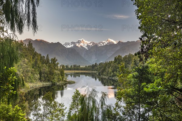 View of Mount Cook and Mount Tasman