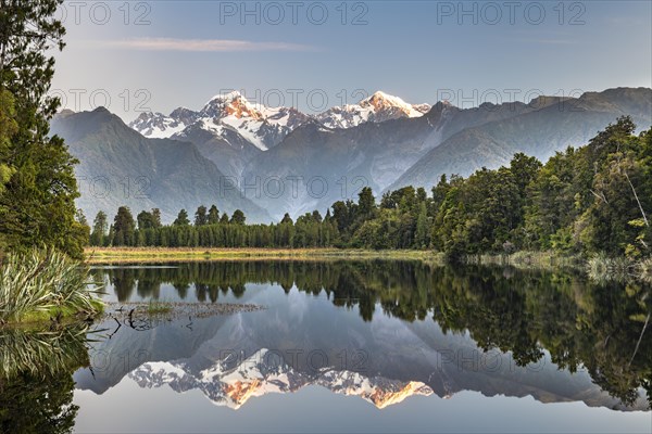 View of Mount Cook and Mount Tasman