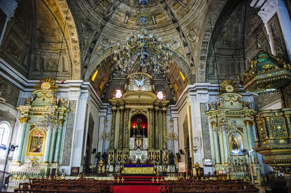 Interior of the San Augustin church