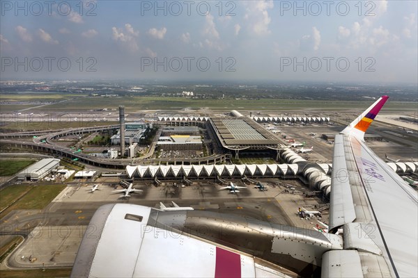 Thai Smile Airline after departure via Suvarnabhumi Airport