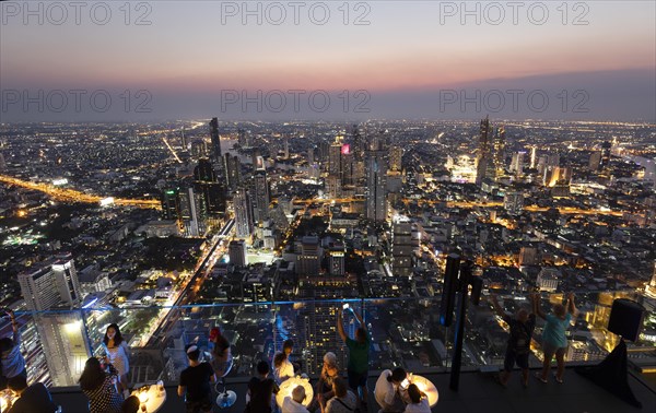 City panorama from the skybar