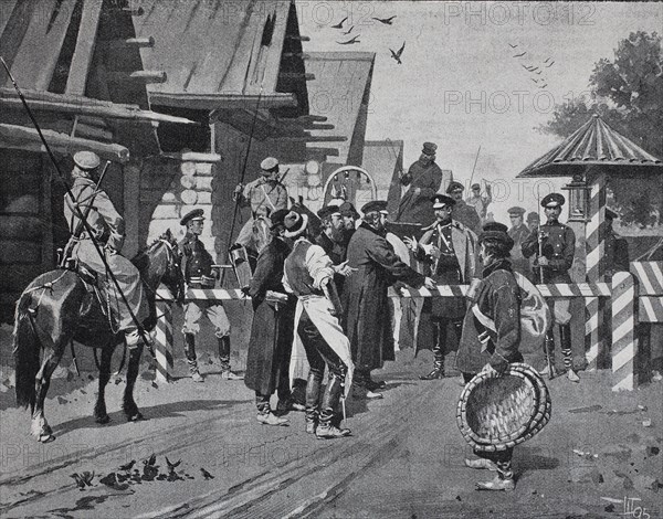 People crossing the Prussian