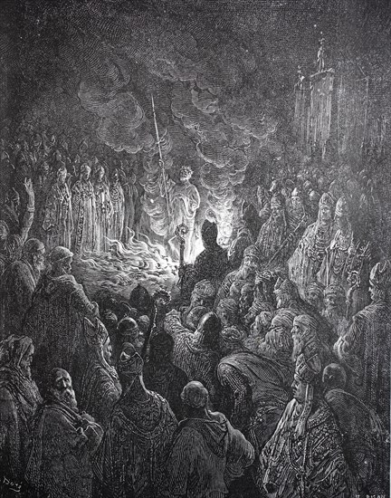 Barthelemi Undergoing the Ordeal of Fire