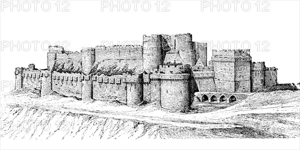 The ruins of the hospitalite castle Karak