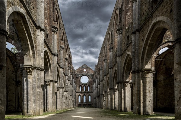 Ruins of the former Cistercian Abbey of San Galgano