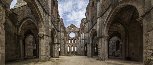 Ruins of the former Cistercian Abbey of San Galgano