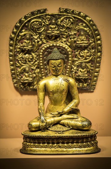 Antique Bronze Buddha Statue