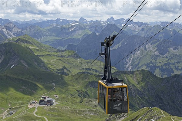 Station Hofatsblick of the Nebelhorn Cable Car