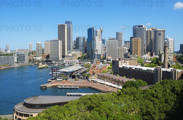View of Circular Quay and The Rocks