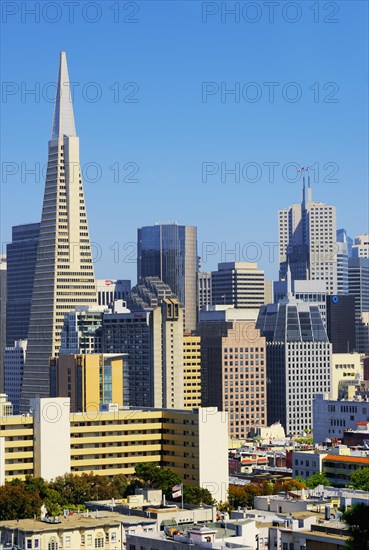 City centre and Transamerica Pyramid