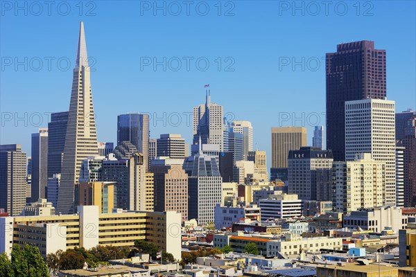 City centre and Transamerica Pyramid