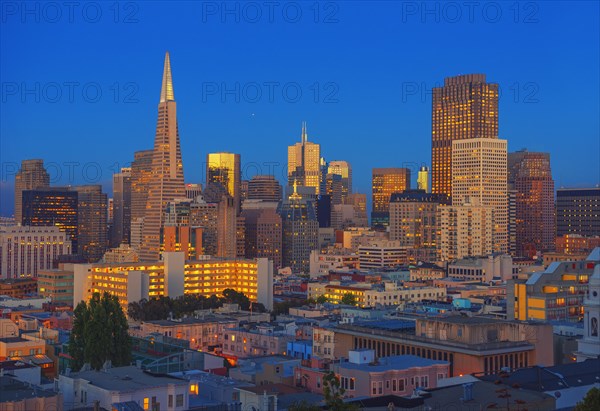 City centre and Transamerica Pyramid