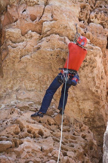 Man climbing