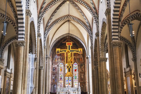 Ceiling vault with crucifix