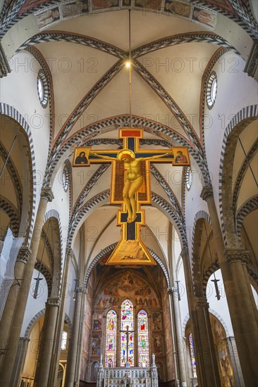 Ceiling vault with crucifix